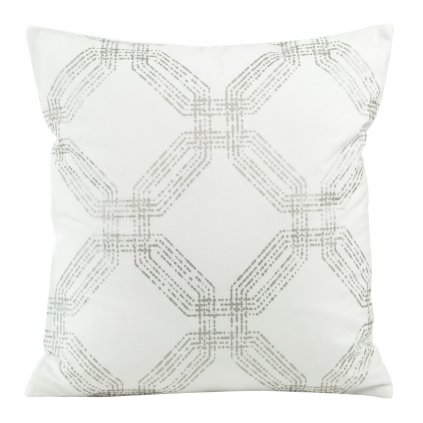 DEKORAČNÍ POVLAK NA POLŠTÁŘ BLINK30 45X45 CM BÍLÁ