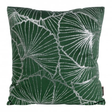 DEKORAČNÍ POVLAK NA POLŠTÁŘ BLINK39 45X45 CM TMAVĚZELENÁ