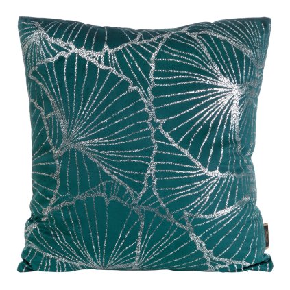 DEKORAČNÍ POVLAK NA POLŠTÁŘ BLINK39 45X45 CM TMAVĚTYRKYSOVÁ