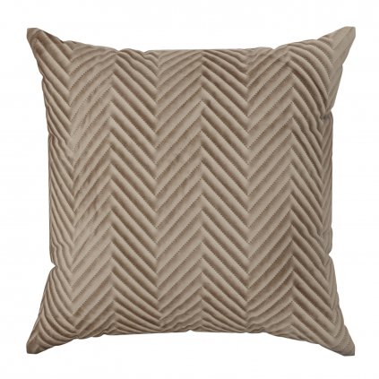 DEKORAČNÍ POVLAK NA POLŠTÁŘ SOFIE 45X45 CM HNĚDÁ