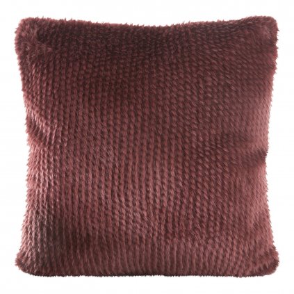 DEKORAČNÍ POVLAK NA POLŠTÁŘ FOX 45X45 CM CIHLOVÁ