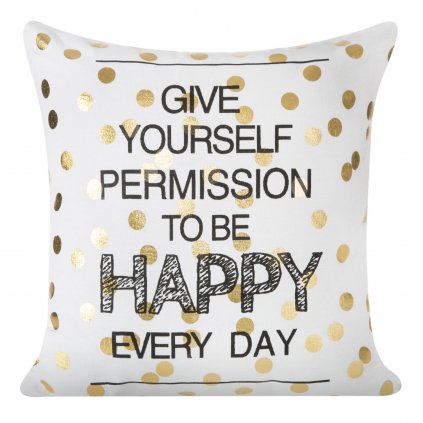 DEKORAČNÍ POVLAK NA POLŠTÁŘ DANI 38X38 CM VZOROVANÁ