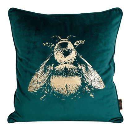 DEKORAČNÍ POVLAK NA POLŠTÁŘ BLINK 45X45 CM TYRKYSOVÁ