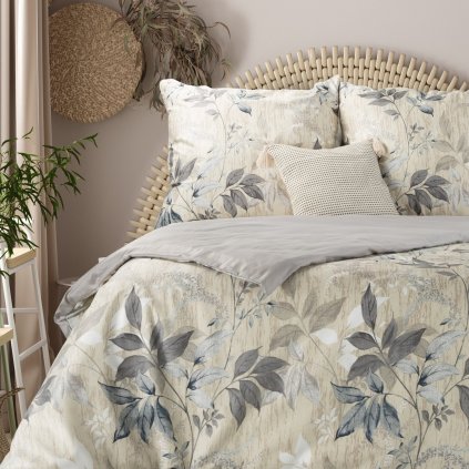 LOŽNÍ POVLEČENÍ TERRA COLLECTION MONTE1 140X200 CM, 1 KS 70X90 CM VZOROVÁNÉ