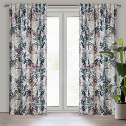 ZÁVĚS NA PÁSCE LILIA 140X270 CM VZOROVANÁ