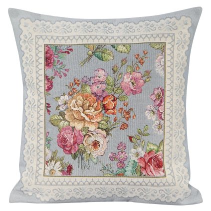 DEKORAČNÍ POVLAK NA POLŠTÁŘ 1175 45X45 CM VZOROVANÁ