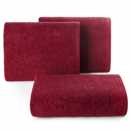 FROTÉ RUČNÍK SMOOTH 50X90 CM BORDOVÁ