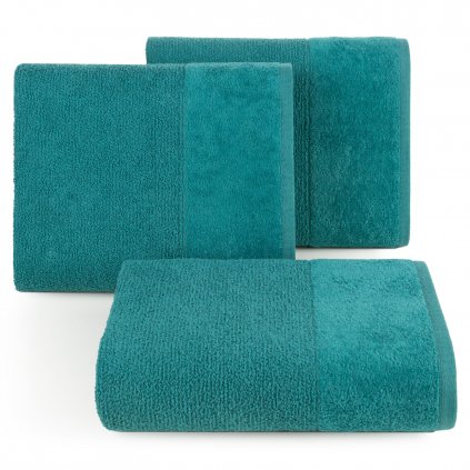 BAVLNĚNÝ RUČNÍK LUCY 30X50 CM TYRKYSOVÁ