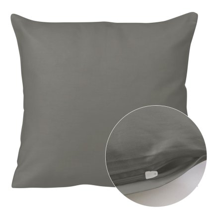 poszewka satyna bawelna j szary 037 40x40