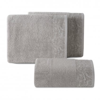 FROTÉ RUČNÍK RUBI 50X90 CM STŘÍBRNÁ