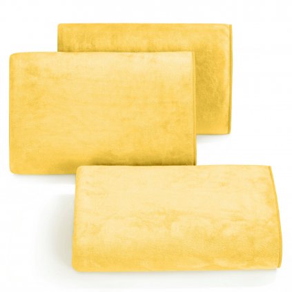 RYCHLESCHNOUCÍ RUČNÍK Z MIKROVLÁKNA AMY17 50X90 CM ŽLUTÁ