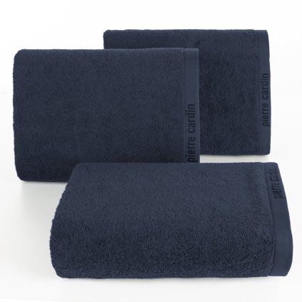 BAVLNĚNÝ RUČNÍK PIERRE CARDIN EVI 50X90 CM TMAVĚMODRÁ