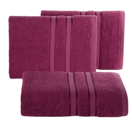 BAMBUSOVÝ RUČNÍK MILA13 70X140 CM AMARANT