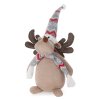 VÁNOČNÍ DEKORAČNÍ FIGURKA REINDEER 44 CM VÍCEBAREVNÁ