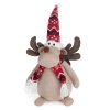 VÁNOČNÍ DEKORAČNÍ FIGURKA REINDEER 44 CM VÍCEBAREVNÁ