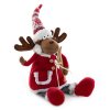 VÁNOČNÍ DEKORAČNÍ FIGURKA REINDEER 62 CM VÍCEBAREVNÁ
