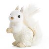 SADA 6KS VÁNOČNÍ DEKORAČNÍ FIGURKA SQUIRREL 12 CM BÍLÁ