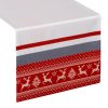 VÁNOČNÍ UBRUS NOEL 40X140 CM VZOROVANÁ