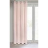 ZÁCLONA NA KROUŽCÍCH REBECCA 140X250 CM RŮŽOVÁ