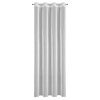 ZÁCLONA NA KROUŽCÍCH ESEL 135X250 CM BÍLÁ