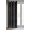 ZATEMŇOVACÍ ZÁVĚS NA KROUŽCÍCH RIA 140X250 CM ČERNÁ
