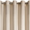 ZATEMŇOVACÍ ZÁVĚS NA KROUŽCÍCH RIA 140X250 CM BÉŽOVÁ