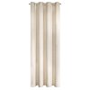 ZATEMŇOVACÍ ZÁVĚS NA KROUŽCÍCH RIA 140X250 CM KRÉMOVÁ