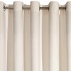 ZATEMŇOVACÍ ZÁVĚS NA KROUŽCÍCH RIA 140X250 CM KRÉMOVÁ