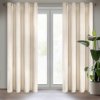 ZATEMŇOVACÍ ZÁVĚS NA KROUŽCÍCH RIA 140X250 CM KRÉMOVÁ