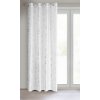 ZÁCLONA NA KROUŽCÍCH FEZA 140X250 CM BÍLÁ