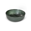 DEKORAČNÍ SKLENĚNÁ MISKA NIKEL (FI) 21X7 CM ZELENÁ