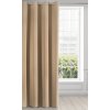 ZATEMŇOVACÍ ZÁVĚS NA KROUŽCÍCH BLACKOUT 135X250 CM BÉŽOVÁ