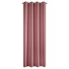 ZÁVĚS NA KROUŽCÍCH RITA 140X250 CM STARORŮŽOVÁ
