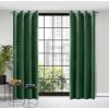 ZATEMŇOVACÍ ZÁVĚS NA KROUŽCÍCH ROSA 140X250 CM ZELENÁ