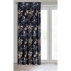 ZATEMŇOVACÍ ZÁVĚS NA PÁSCE LIMITED COLLECTION PEONIA2 140X270 CM ČERNÁ