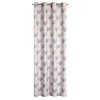ZATEMŇOVACÍ ZÁVĚS NA KROUŽCÍCH ASETA 140X250 CM VZOROVANÁ