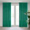 ZATEMŇOVACÍ ZÁVĚS NA PÁSCE MILAN 140X300 CM TMAVĚZELENÁ