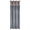 ZATEMŇOVACÍ ZÁVĚS NA KROUŽCÍCH AGNES 140X250 CM GRAFITOVÁ