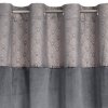 ZATEMŇOVACÍ ZÁVĚS NA KROUŽCÍCH AGNES 140X250 CM GRAFITOVÁ