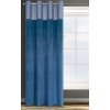 ZATEMŇOVACÍ ZÁVĚS NA KROUŽCÍCH AGNES 140X250 CM NÁMOŘNICKÁ MODRÁ