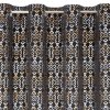 ZATEMŇOVACÍ ZÁVĚS NA KROUŽCÍCH LAURA 140X250 CM VZOROVANÁ