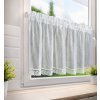 KRÁTKÁ ZÁCLONA NA PÁSCE LISA 60X150 CM BÍLÁ