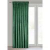 ZATEMŇOVACÍ ZÁVĚS NA PÁSCE PIERRE 140X300 CM TMAVĚZELENÁ