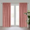 ZATEMŇOVACÍ ZÁVĚS NA PÁSCE PIERRE 140X300 CM STARORŮŽOVÁ