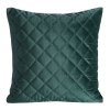 DEKORAČNÍ POVLAK NA POLŠTÁŘ RIA1 45X45 CM TMAVĚZELENÁ