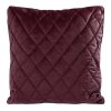 DEKORAČNÍ POVLAK NA POLŠTÁŘ VELVET27 45X45 CM BORDOVÁ