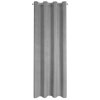 ZATEMŇOVACÍ ZÁVĚS NA KROUŽCÍCH ELIZA 140X250 CM ŠEDÁ