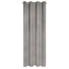 ZATEMŇOVACÍ ZÁVĚS NA KROUŽCÍCH AMARO 140X250 CM TMAVĚŠEDÁ