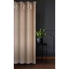 ZATEMŇOVACÍ ZÁVĚS NA KROUŽCÍCH JASPIS 140X250 CM BÉŽOVÁ
