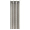 ZATEMŇOVACÍ ZÁVĚS NA KROUŽCÍCH JASPIS 140X250 CM STŘÍBRNÁ